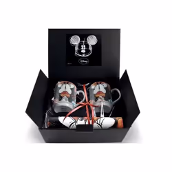 Coffret Cadeau - MICKEY - Love Sweet Love - 2 Mug 350ml - Placemat - Rouge