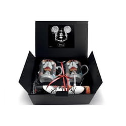 Coffret Cadeau - MICKEY - Love Sweet Love - 2 Mug 350ml - Placemat - Rouge