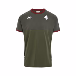 T-shirt officiel AYBA 6 FC Metz pour homme - Vert foncé rouge foncé