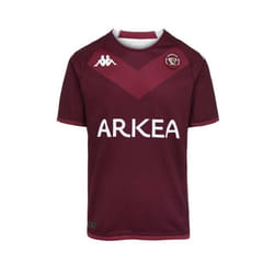 Maillot Rugby UBB Domicile 2022/2023 - Kappa - Homme - Manches Courtes - Rouge Respirant