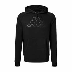 Sweat à capuche Zaiver pour Homme - Noir noir clair - Manches longues - SPORT kappa