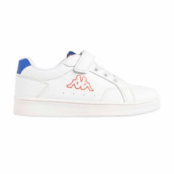 Chaussures lifestyle - KAPPA - Adenis Sportswear - Garçon - Scratch - Blanc bleu orange