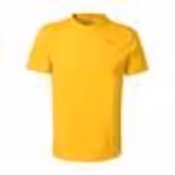 T-shirt Multisport - KAPPA - Cafers Sportswear - Homme - Jaune foncé - Coupe droite - 100% coton
