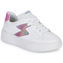Basket Basse à Lacets Geox Junior Mikiroshi Synth.Lea