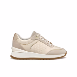 Sneakers Desya A Cuir Beige