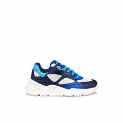 Sneakers Loftus E Maille Bleu