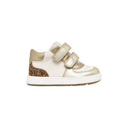 Baskets bébé Geox Biglia - ivory/lt gold
