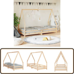 Vidaxl - Cadre De Lit Pour Enfants 80x200 Cm Bois De Pin Massif - Lit Enfant - Lit Bébé - Cadre De Lit - Bois De Pin - Design Maison