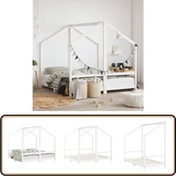 Vidaxl - Cadre De Lit Pour Enfant Blanc 2x(80x160) Cm Bois De Pin Massif - Lit Bébé - Lit Enfant - Mobilier Enfant - Meuble Enfant - Cadre Lit Enfant