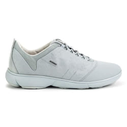 Baskets - GEOX - Nebula 41 - Gris - Femme - Lacets - Textile - Plat