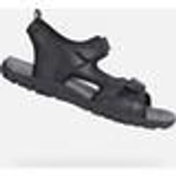 Sandales Homme - GEOX - U SANDAL STRADA - Synthétique - Scratch - Schwarz