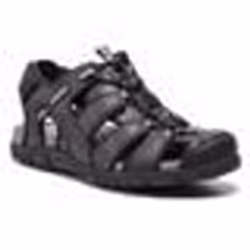 Sandales Geox Strada Homme Noir - GEOX - Fibre / Cuir - Confort exceptionnel