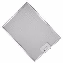 Filtre à graisse en métal 380x282mm d'origine Bauknecht 480122102174 Ce filtre métallique filtre efficacement la graisse et l ...