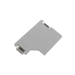 Fiche gauche gris revers porte pour refrigerateur Whirlpool
