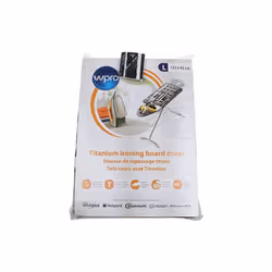 Housse de repassage 3 couches :- 100% coton avec enduction titane- mousse 2 mm 100% polyester- molleton 300 g/m² 100% polyest ...