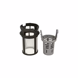 Description générale Microfiltre d'origine pour lave-vaisselle compatible avec les marques WHIRLPOOL, INDESIT, ARISTON, HOTPO ...