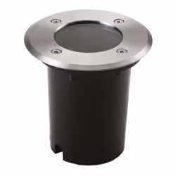 Spot à encastrer 220V Acier inoxydable 304 Porte ampoule type GU10 Livré sans ampoule Diametre : 120 mm Décor : Acier inoxyda ...