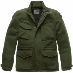 Blauer Ethan Veste textile de moto d’hiver, vert, taille 2XL pour Hommes