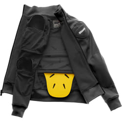 Blauer Easy Pro Veste textile moto, noir-gris, taille L pour Hommes