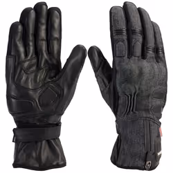 Blauer Union Winter Gants de moto, noir, taille XL pour Hommes