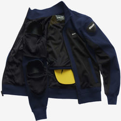 Blauer Easy Air Pro Veste textile de moto, noir-bleu, taille XL pour Hommes