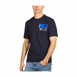 Blauer modèle T-shirt Manica Corta Bleu