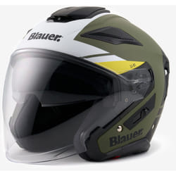 Blauer JJ-01 Casque jet, vert, taille 2XL pour Hommes