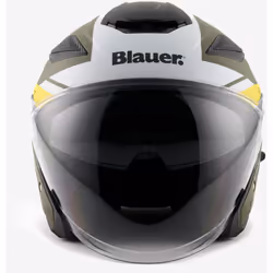 Blauer JJ-01 Casque jet, vert, taille 2XL pour Hommes