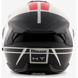 Blauer JJ-01 Casque jet, blanc-rouge, taille L pour Hommes