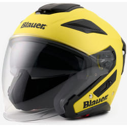 Blauer JJ-01 Monocolor Casque jet, jaune, taille XS pour Hommes
