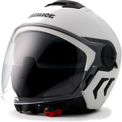 Blauer Demi Jet DJ-01 Monocolor Casque jet, blanc, taille 2XL pour Hommes