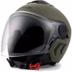 Blauer Demi Jet DJ-01 Monocolor Casque jet, vert, taille 2XL pour Hommes