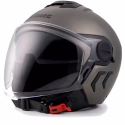Blauer Demi Jet DJ-01 Monocolor Casque jet, gris, taille L pour Hommes