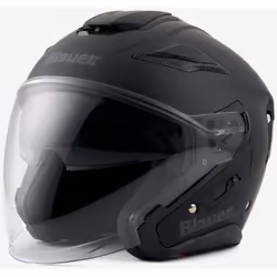 Blauer JJ-01 Monocolor Casque jet, noir, taille L pour Hommes