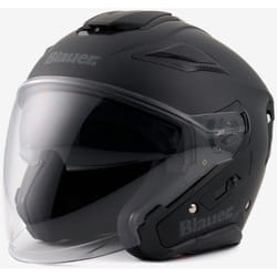 Blauer JJ-01 Monocolor Casque jet, noir, taille M pour Hommes