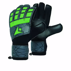 Gants de gardien enfant Macron Hawk - vert fluo/gris