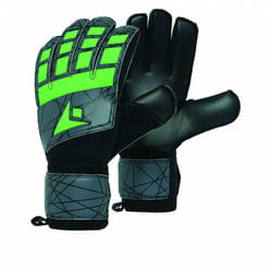 Gants de gardien enfant Macron Hawk - vert fluo/gris