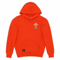 Sweatshirt à capuche enfant Pays de Galles Rugby XV Merch CA Groc