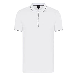 Polo zippé en coton  -  Armani exchange - L