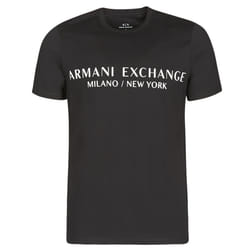 T shirt Armani Exchange NYC Milano Homme Noir