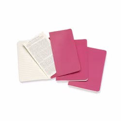 Moleskine Cahier bloc-notes 64 feuilles Rose