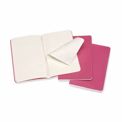 Moleskine Cahier bloc-notes 64 feuilles Rose