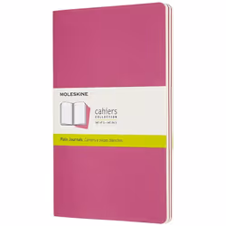 Moleskine Cahier, Monochromatique, Rose, 80 feuilles, 70 g/m², Couverture rigide, Universel