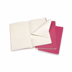Moleskine Cahier bloc-notes 80 feuilles Rose