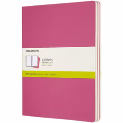 Moleskine Cahier, Monochromatique, Rose, 120 feuilles, 70 g/m², Universel