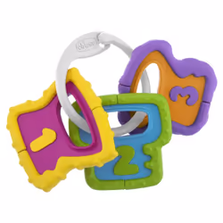 Chicco Hochet Clés Colorées, Garçon/Fille, 3 mois, Multicolore