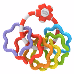 Chicco Hochet Anneaux Colorés, Garçon/Fille, 3 mois, Multicolore
