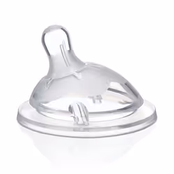 Chicco Natural Feeling, Silicone, Transparent, 2 mois, 1 pièce(s)