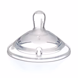 Chicco Natural Feeling, Vanne anti-colique, Silicone, Transparent, 6 mois, 2 pièce(s)