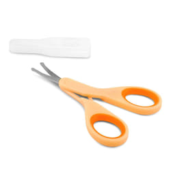 Chicco 00005912000000 ciseau et coupe-ongles pour bébé Orange Ciseaux à ongles